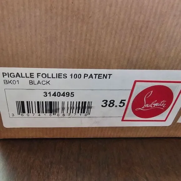 Christian louboutin Pigalle High Heels 38.5 NWT NIB - Picture 5 of 6